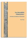 PALABRA EKKLESIA. ESTUDIO HISTORICO-TEOLOGICO